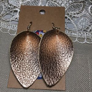 Leather earrings!
